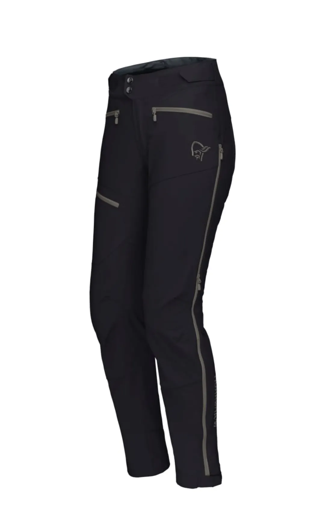 Norrøna Women's Fjørå Flex1 Pants Caviar/Castor Grey