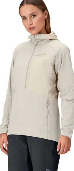 Norrøna Women's Møre Octa Zip HoodOatmeal