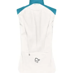 Norrøna Women's Senja Aero90 VestBrittany Blue/snow White