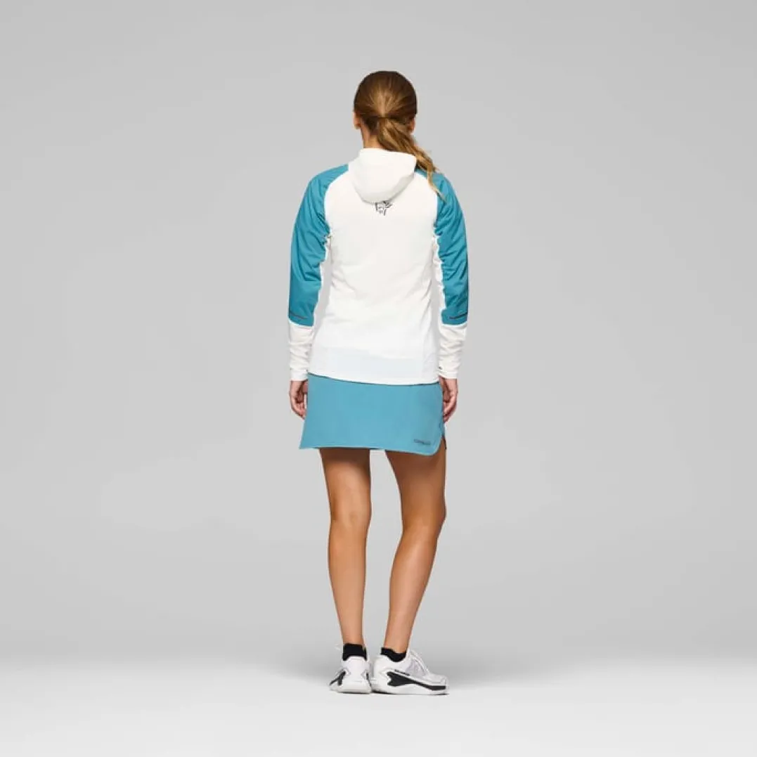 Norrøna Women's Senja Alpha90 Zip Hood Brittany Blue/snow White