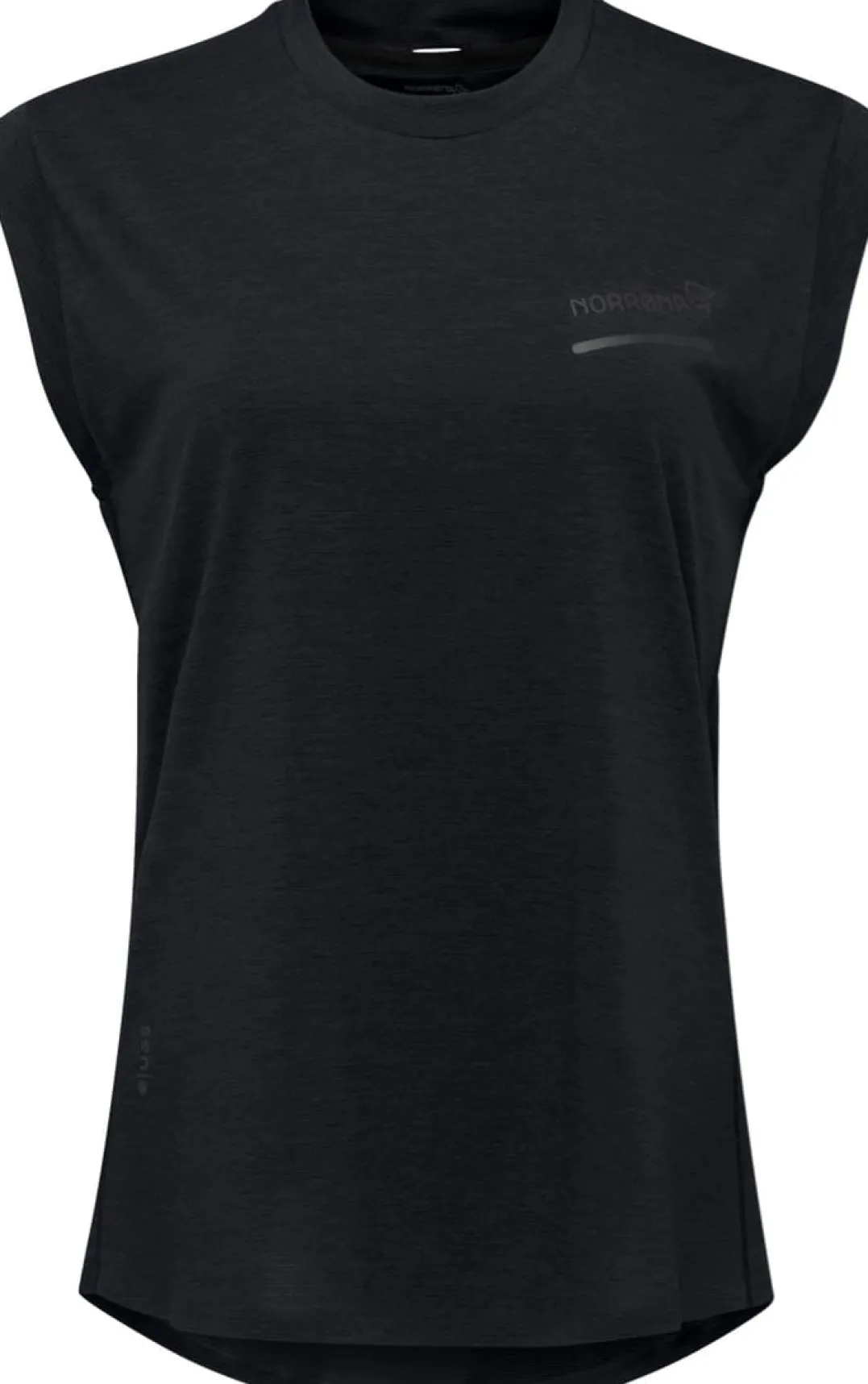 Norrøna Women's Senja Equaliser Sleeveless T-Shirt Caviar
