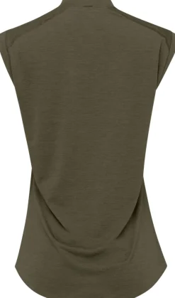 Norrøna Women's Senja Equaliser Sleeveless T-Shirt Olive Night