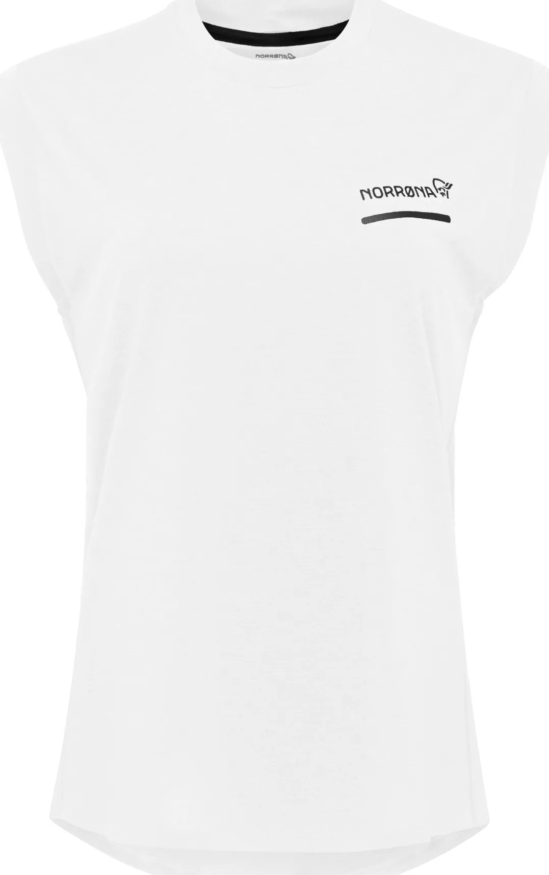 Norrøna Women's Senja Equaliser Sleeveless T-Shirt Snow White