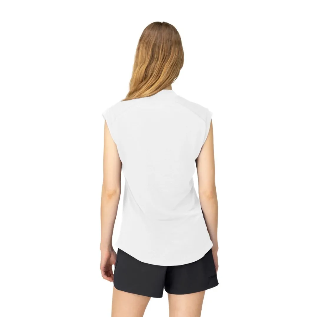 Norrøna Women's Senja Equaliser Sleeveless T-Shirt Snow White