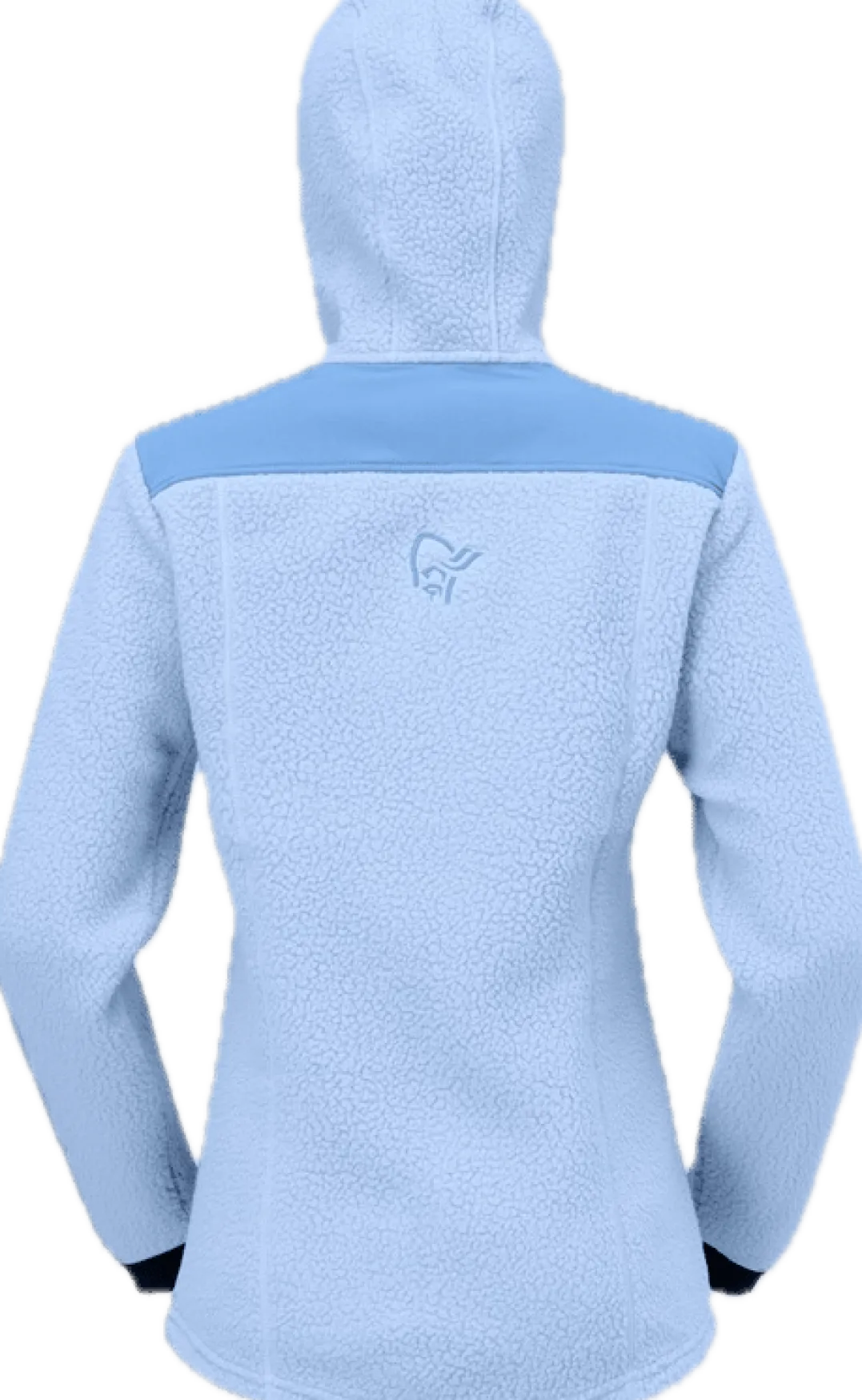 Norrøna Women's Trollveggen Warm3 Zip Hood Cashmere Blue/allure
