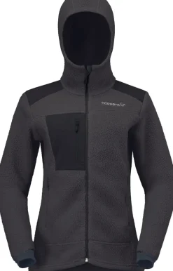 Norrøna Women's Trollveggen Warm3 Zip Hood Phantom