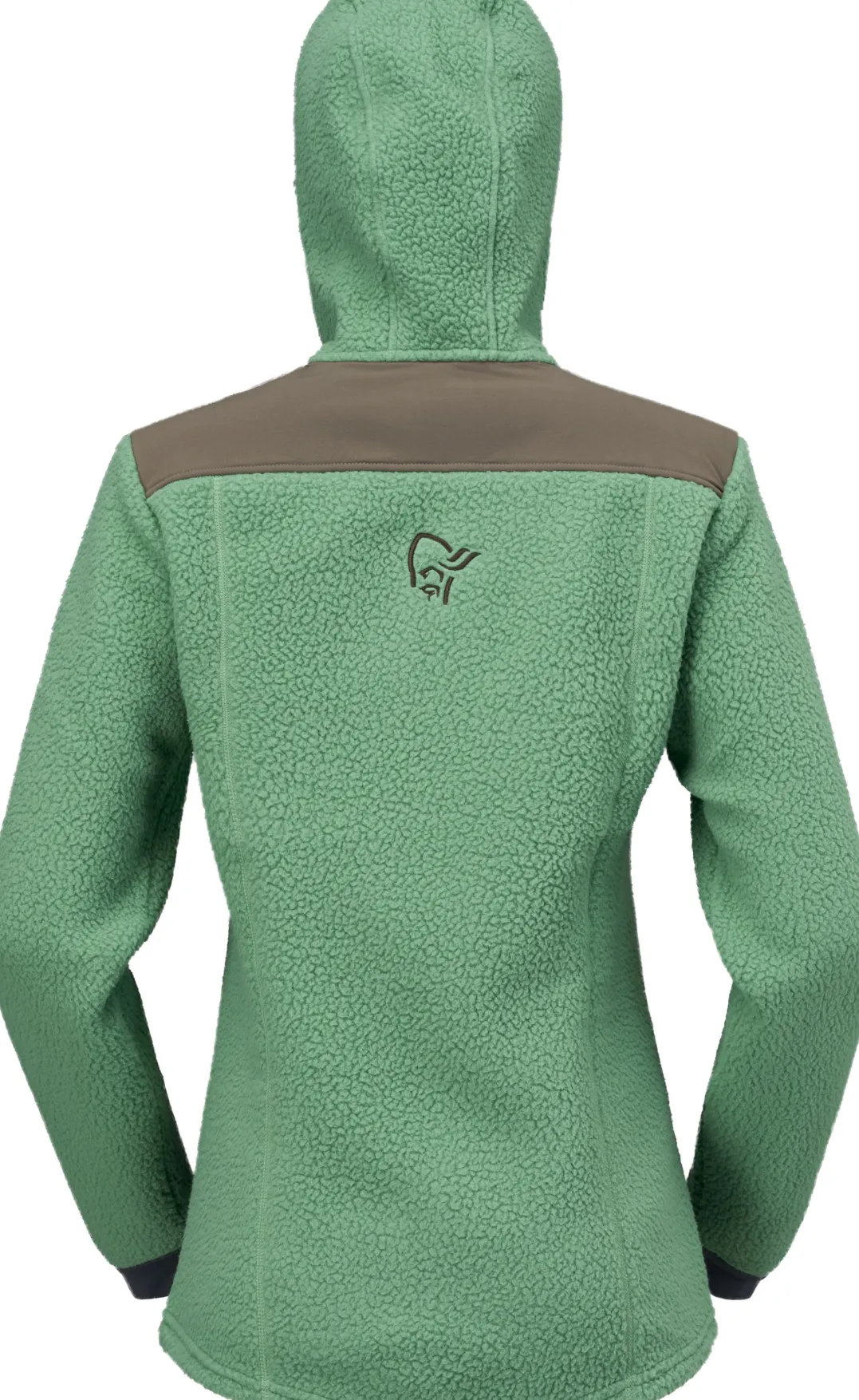 Norrøna Women's Trollveggen Warm3 Zip Hood Dark Ivy