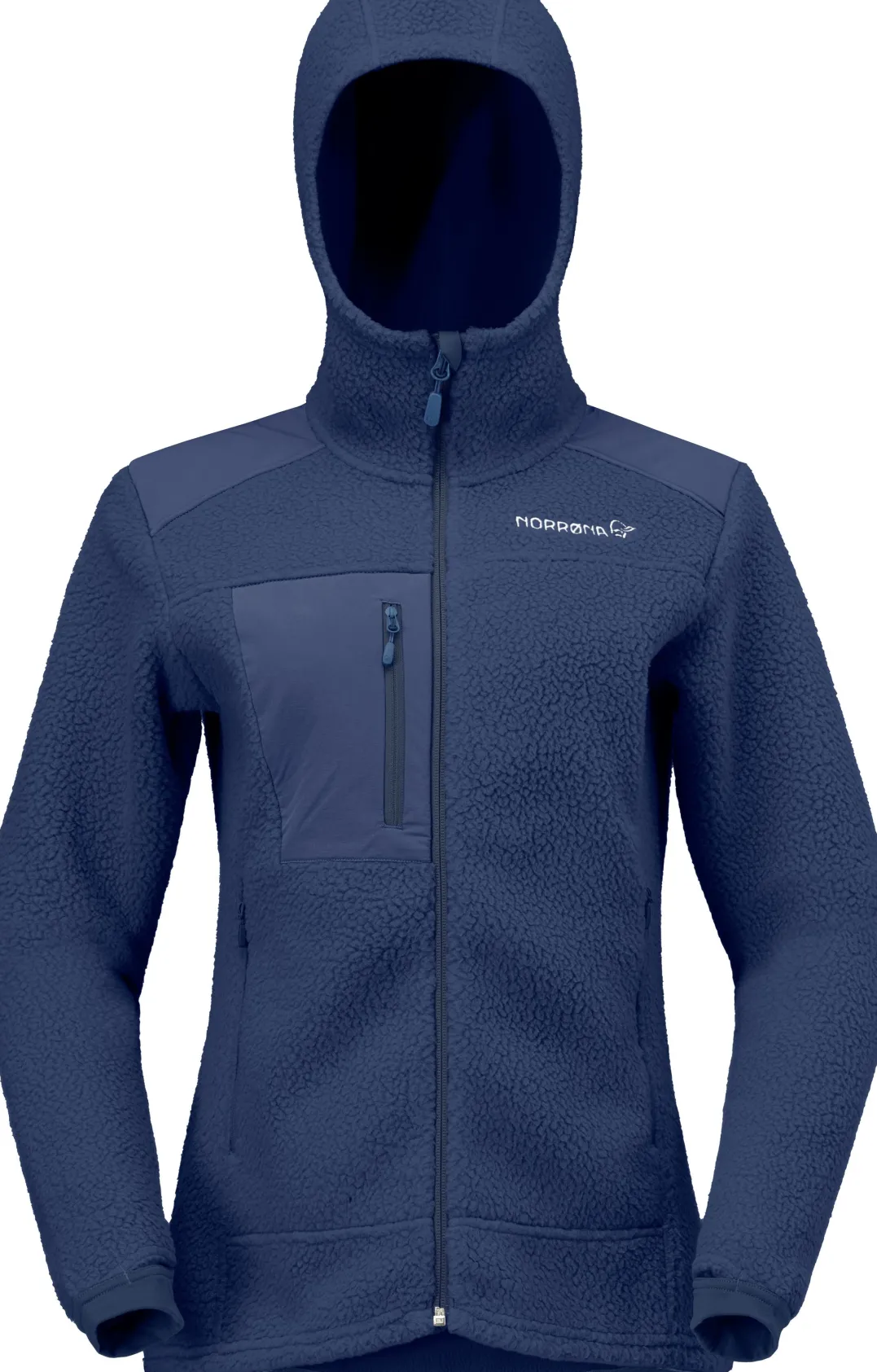 Norrøna Women's Trollveggen Warm3 Zip Hood Indigo Night