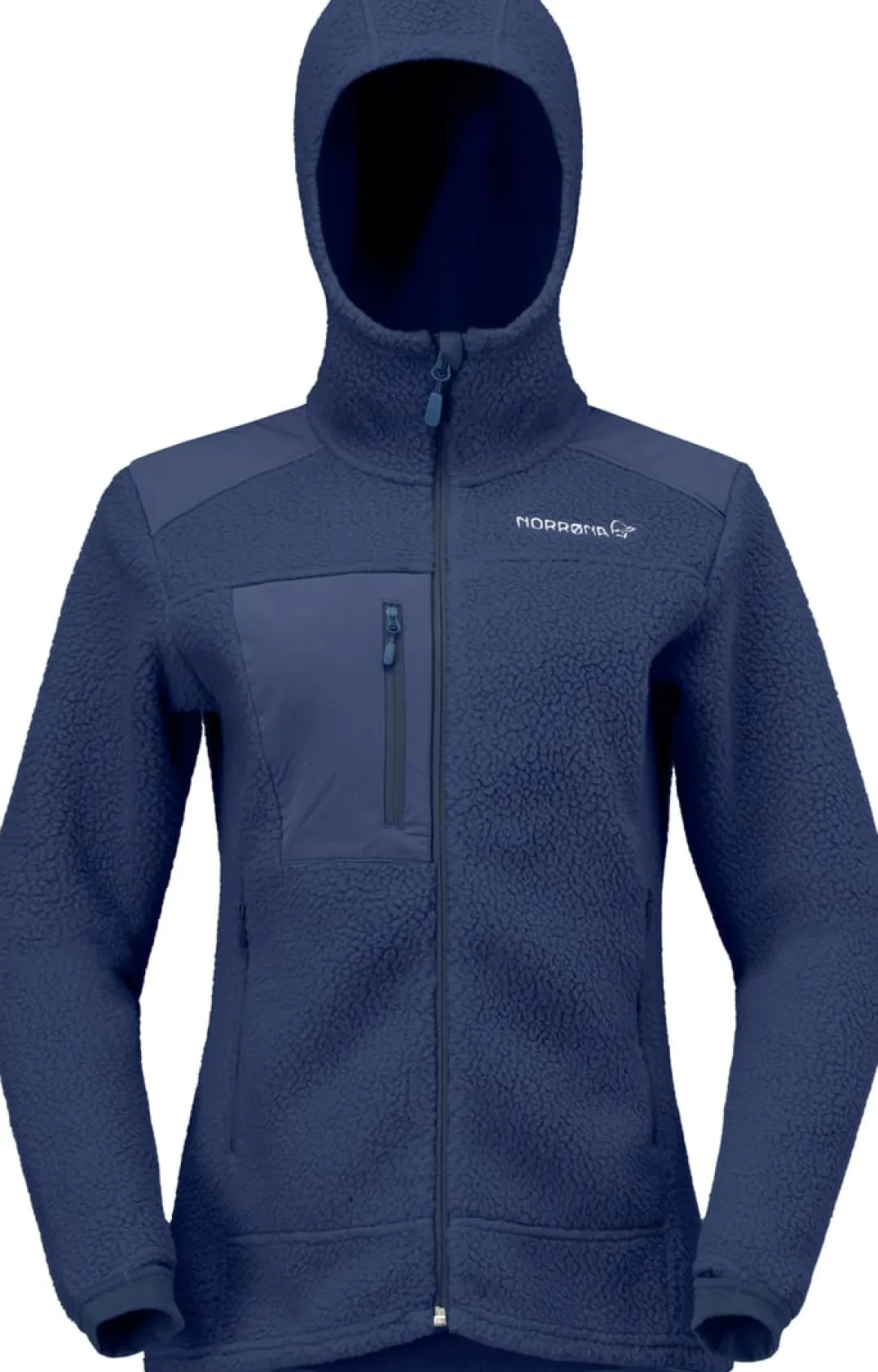 Norrøna Women's Trollveggen Warm3 Zip Hood Indigo Night