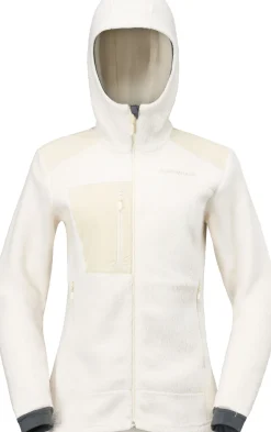 Norrøna Women's Trollveggen Warm3 Zip Hood Whisper White
