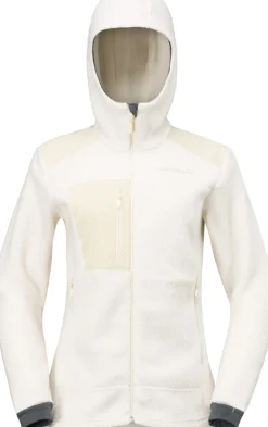 Norrøna Women's Trollveggen Warm3 Zip Hood Whisper White