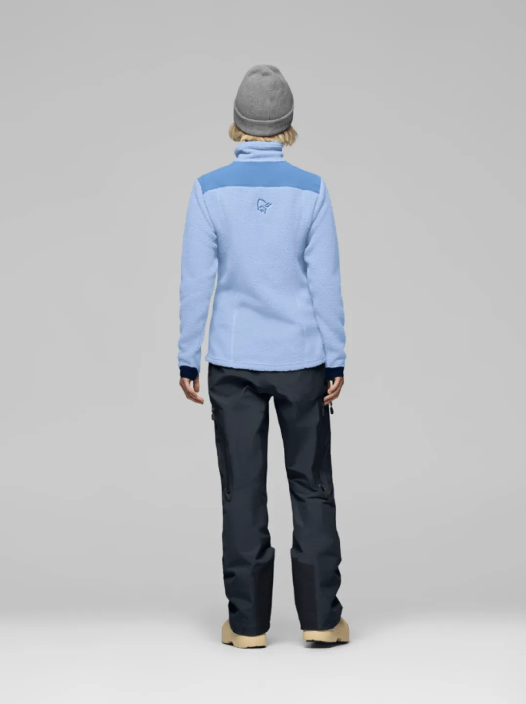 Norrøna Women's Trollveggen Warm3 Jacket Cashmere Blue/allure