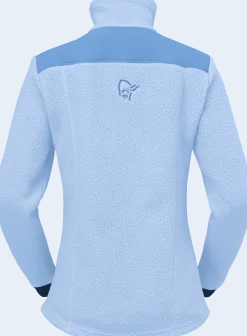 Norrøna Women's Trollveggen Warm3 Jacket Cashmere Blue/allure