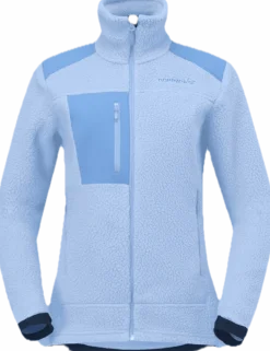 Norrøna Women's Trollveggen Warm3 Jacket Cashmere Blue/allure