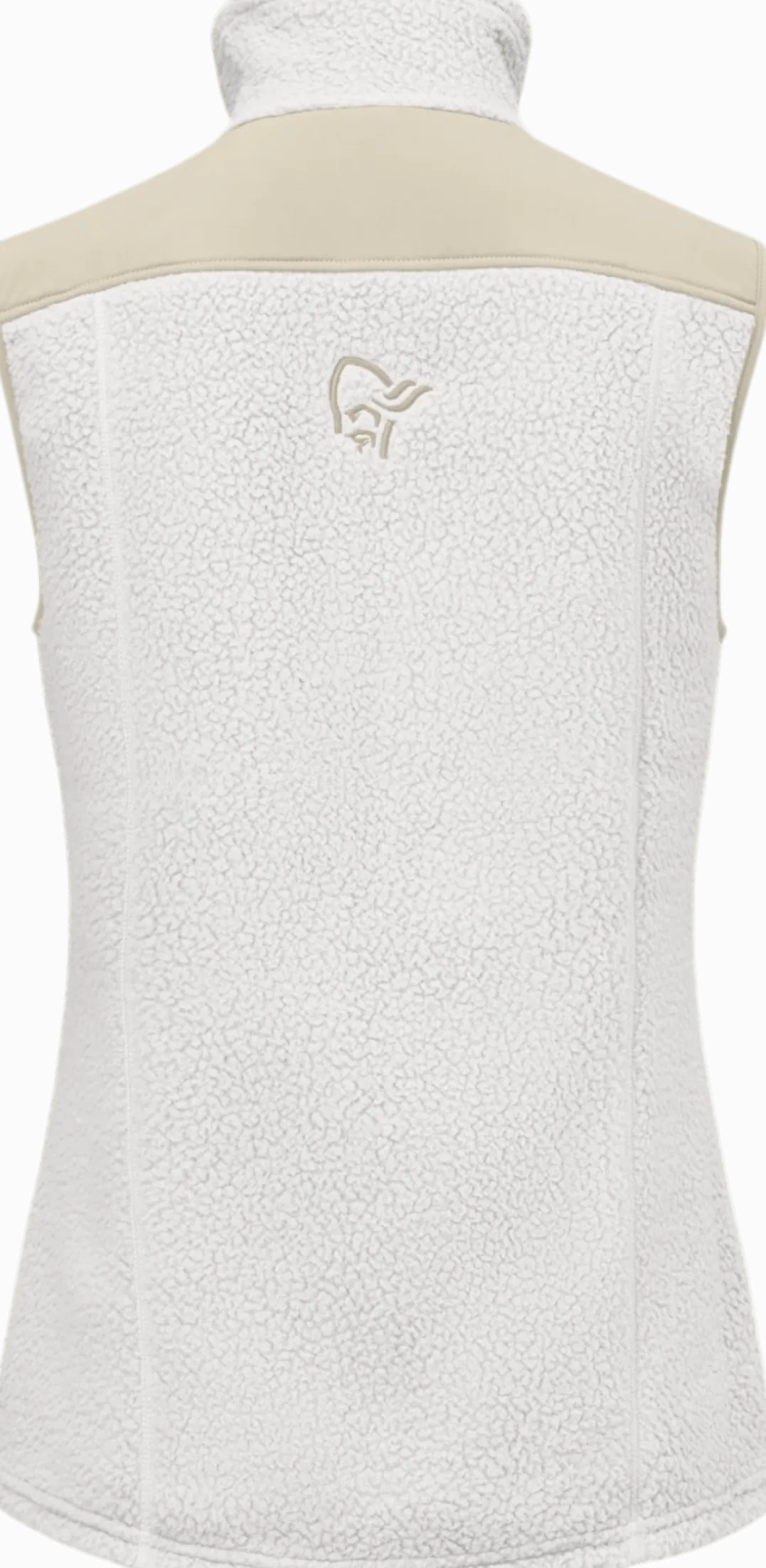 Norrøna Women's Trollveggen Warm3 Vest Whisper White/oatmeal