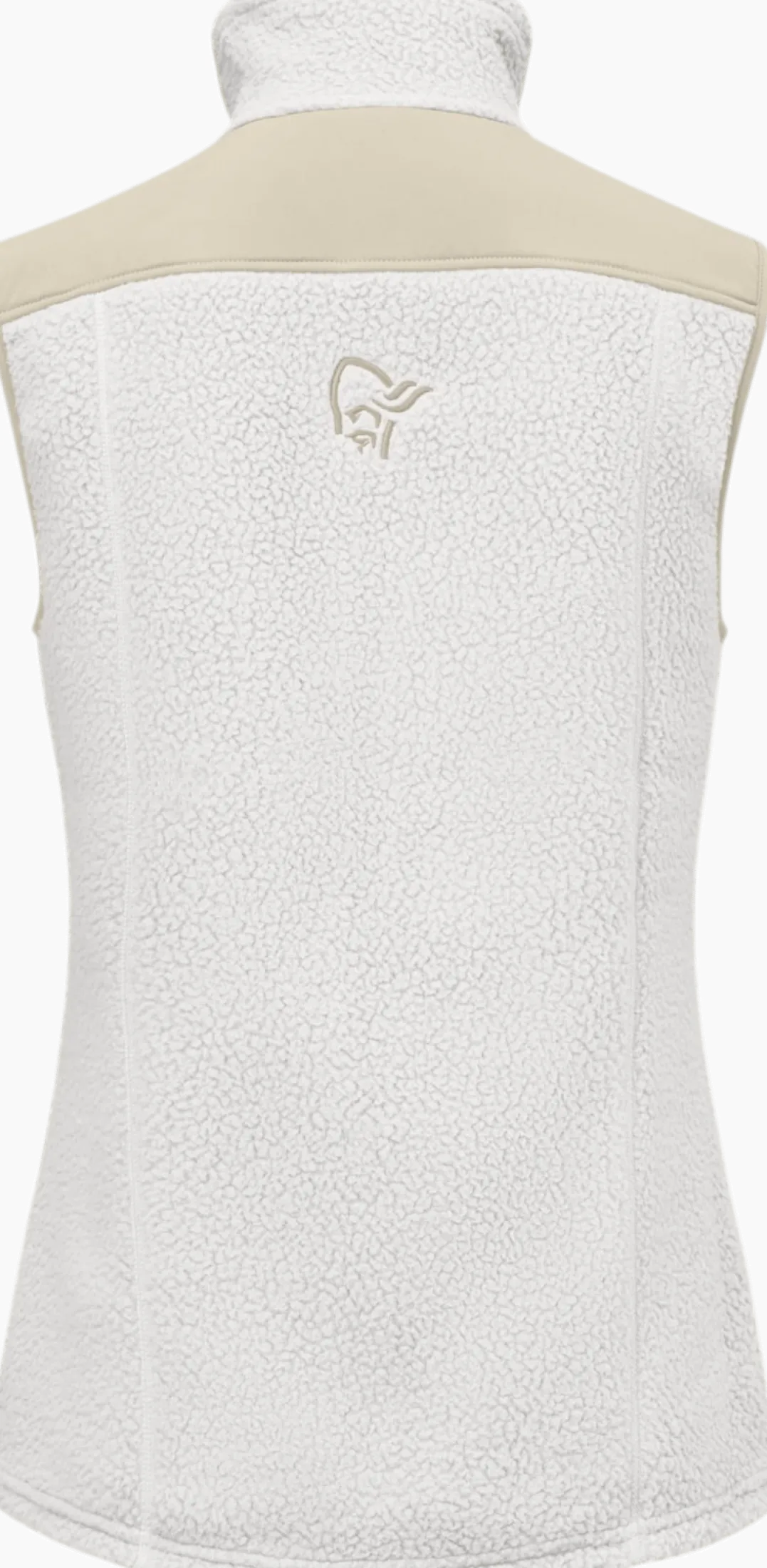 Norrøna Women's Trollveggen Warm3 Vest Whisper White/oatmeal