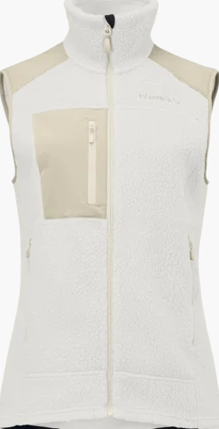 Norrøna Women's Trollveggen Warm3 Vest Whisper White/oatmeal