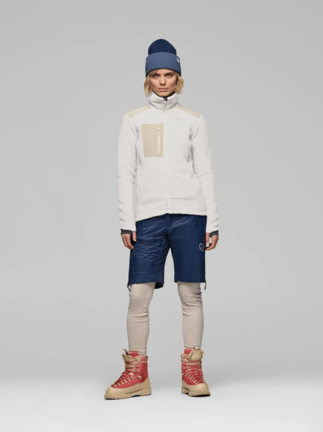 Norrøna Women's Trollveggen Warm3 Jacket Whisper White/oatmeal