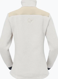 Norrøna Women's Trollveggen Warm3 Jacket Whisper White/oatmeal
