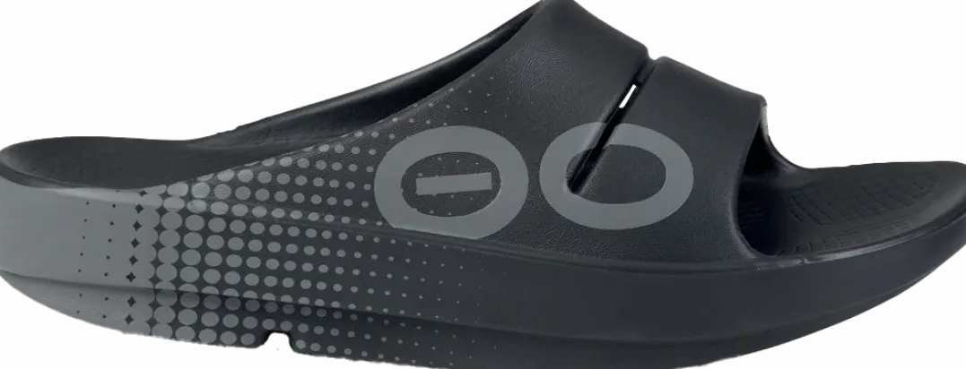 OOFOS OOahh Sport Slide Black Matrix