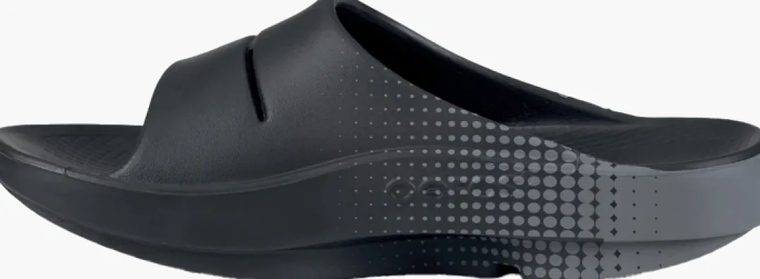 OOFOS OOahh Sport Slide Black Matrix