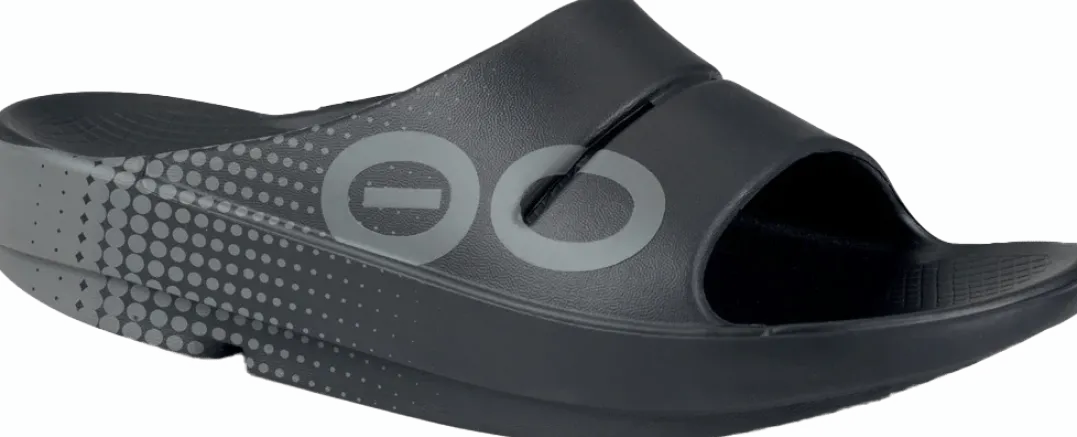 OOFOS OOahh Sport Slide Black Matrix