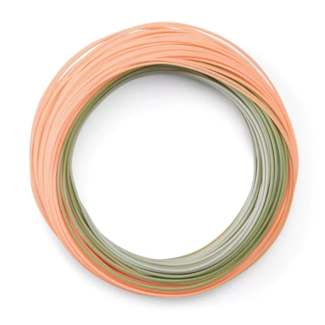 Orvis Pro Trout Smooth WF fluesnøre Willow-Olive-Peach