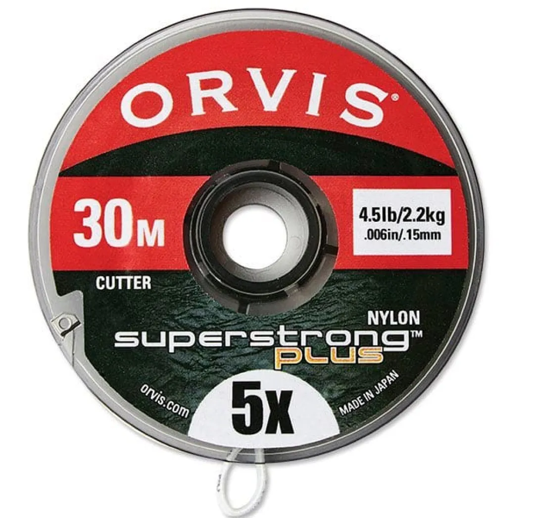 Orvis SUPER STRONG FORTOMSMATERIALE 30 M Klar