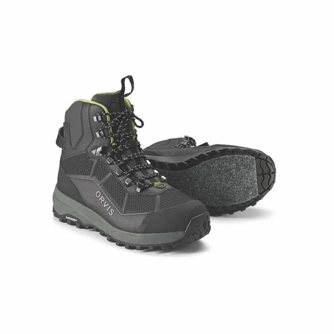Orvis Vadesko Hybrid Gummi og Filtsåle Black