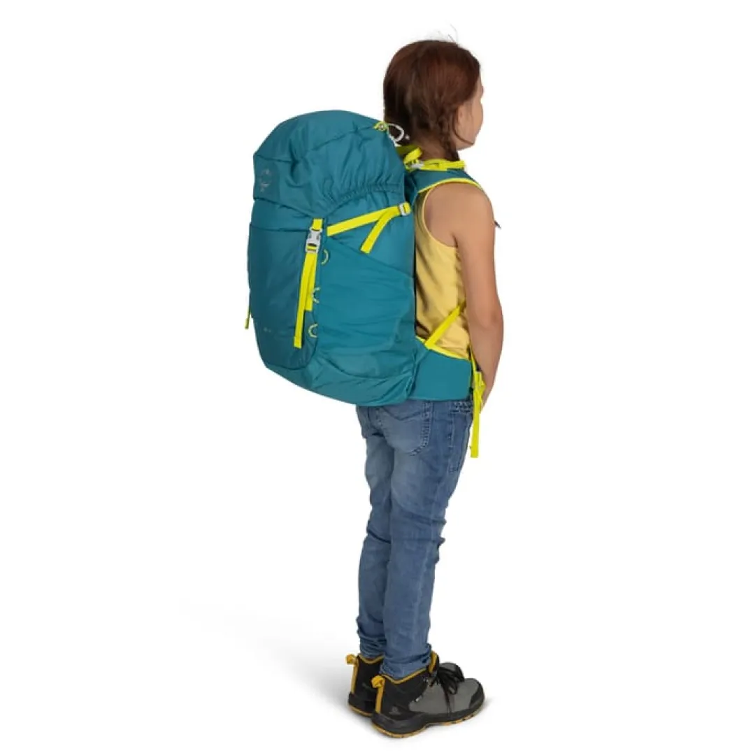 Osprey Kids' Jet 28 Green Canopy/Limeline Green