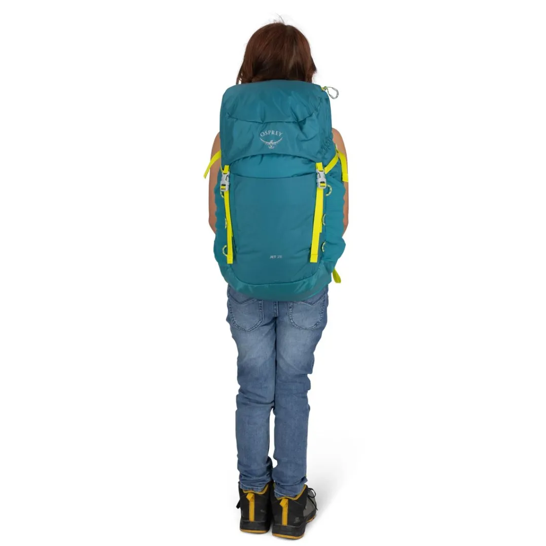 Osprey Kids' Jet 28 Green Canopy/Limeline Green