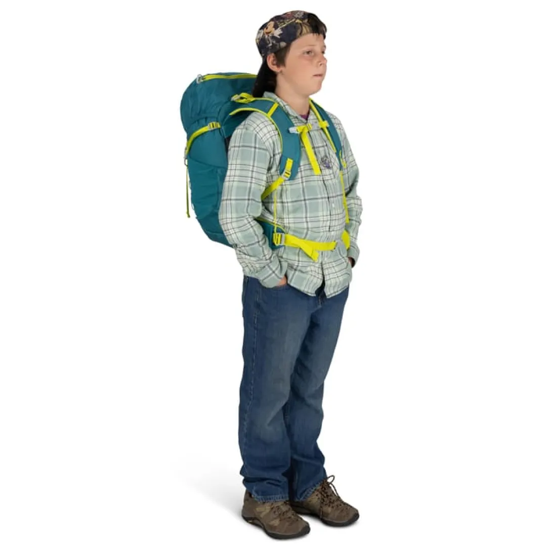 Osprey Kids' Jet 28 Green Canopy/Limeline Green