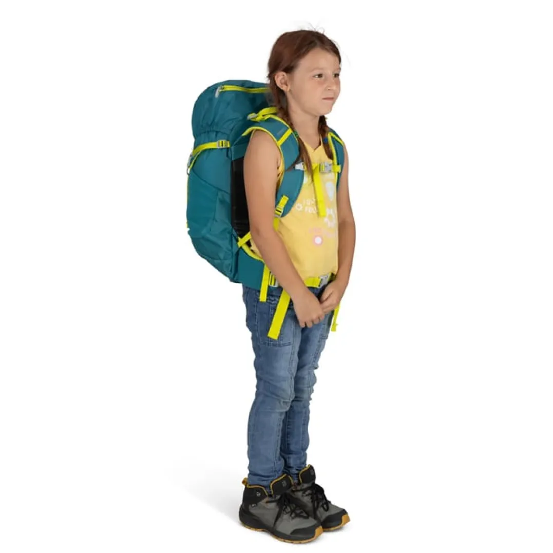 Osprey Kids' Jet 28 Green Canopy/Limeline Green