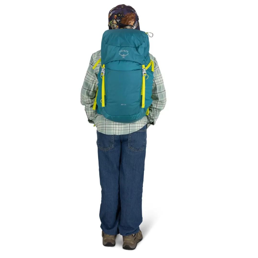Osprey Kids' Jet 28 Green Canopy/Limeline Green