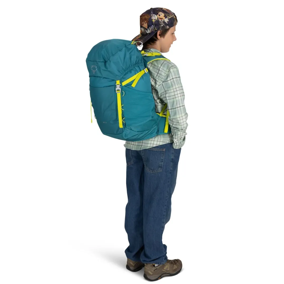 Osprey Kids' Jet 28 Green Canopy/Limeline Green