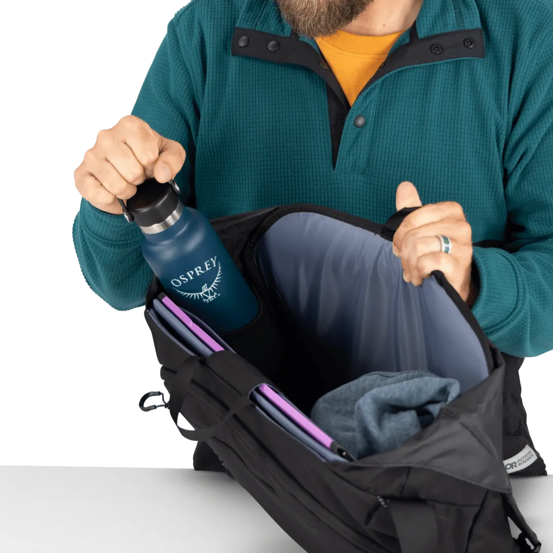 Osprey Metron 18 Messenger Black/Anchor Blue