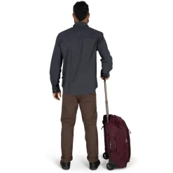 Osprey Ozone Carry On 2 Wheel Moody Burgundy