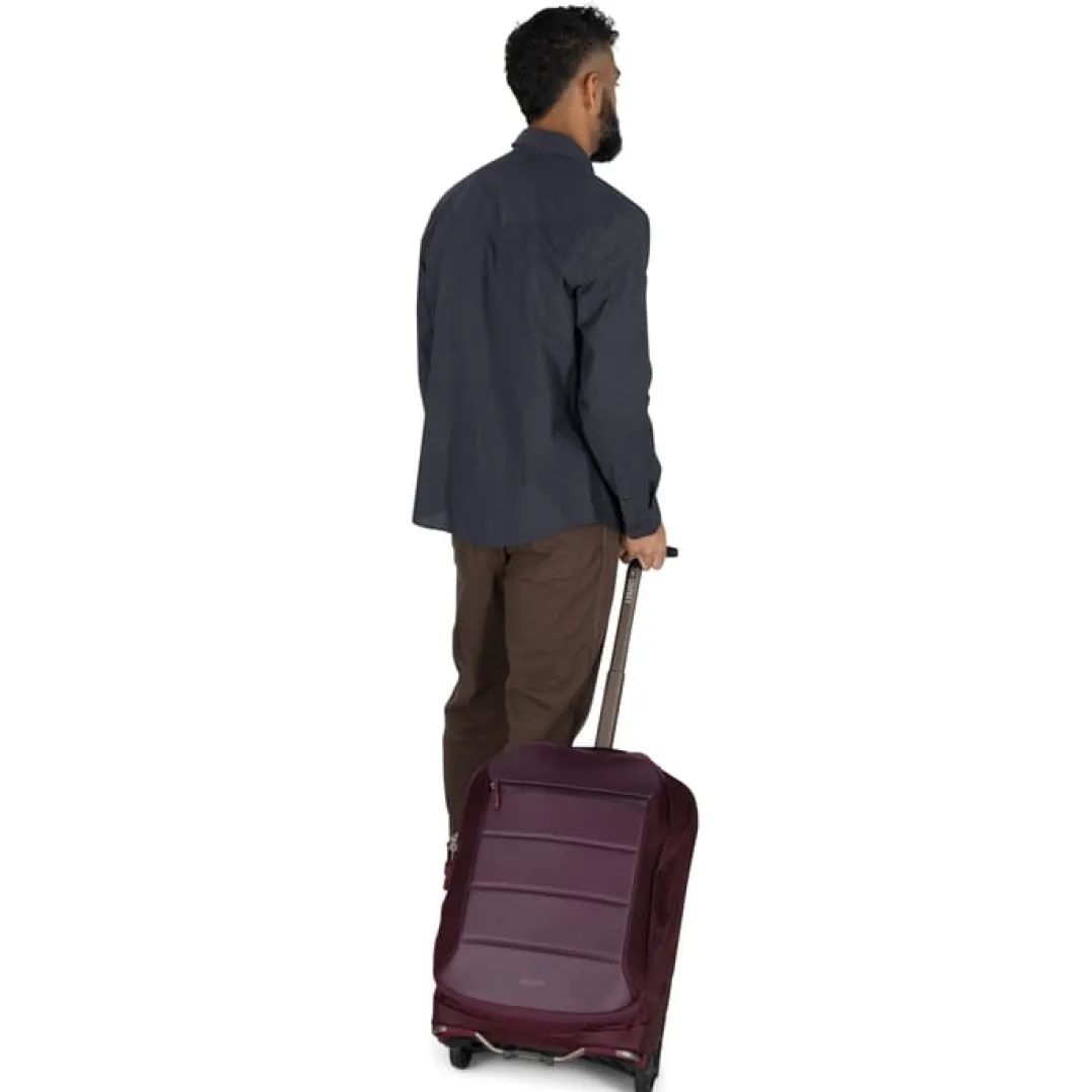 Osprey Ozone Carry On 2 Wheel Moody Burgundy