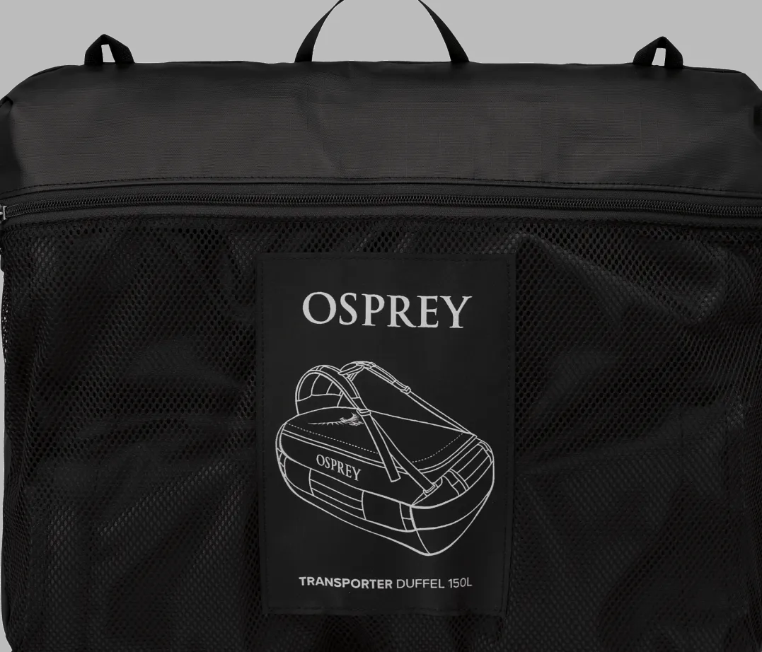 Osprey Transporter Duffel 150 Raven Black/Black