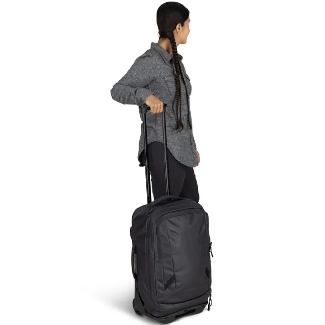Osprey Transporter Wheeled Carry On Raven Black/black