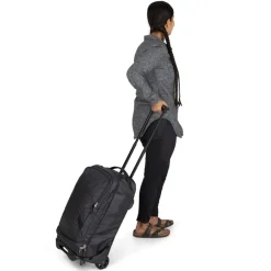 Osprey Transporter Wheeled Carry On Raven Black/black