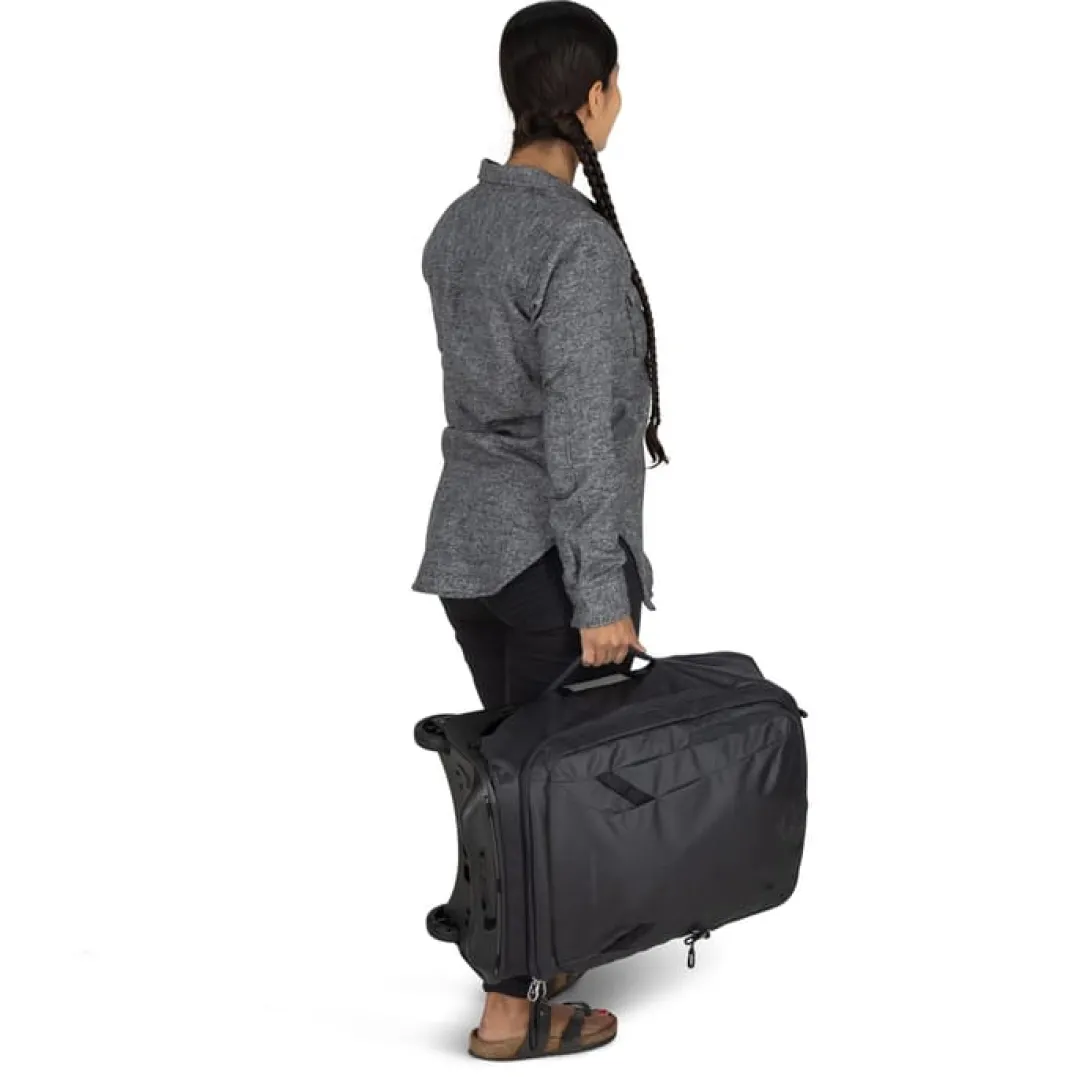 Osprey Transporter Wheeled Carry On Raven Black/black