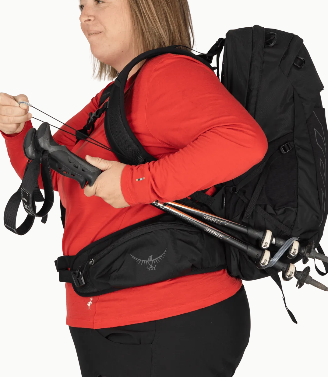 Osprey Women's Tempest 22 Extended Fit Black/Coal Grey