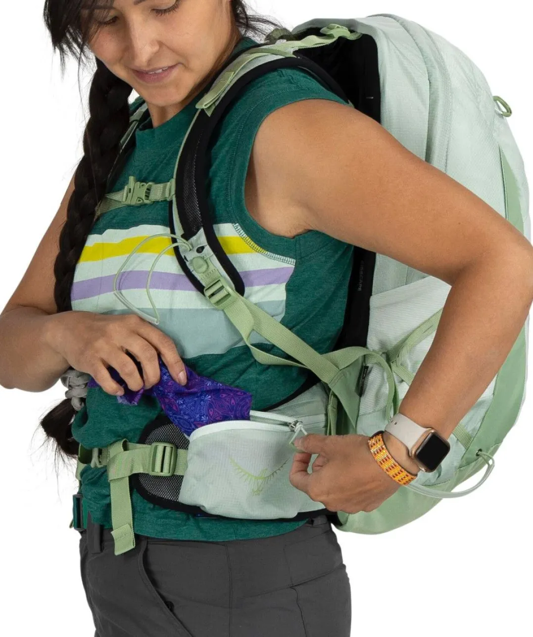 Osprey Women's Tempest 22 Frosty Mint Green/Botanica