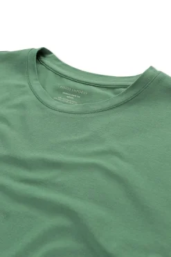 Panos Emporio PE BAMBOO/COTTON TEE CREW Earth green