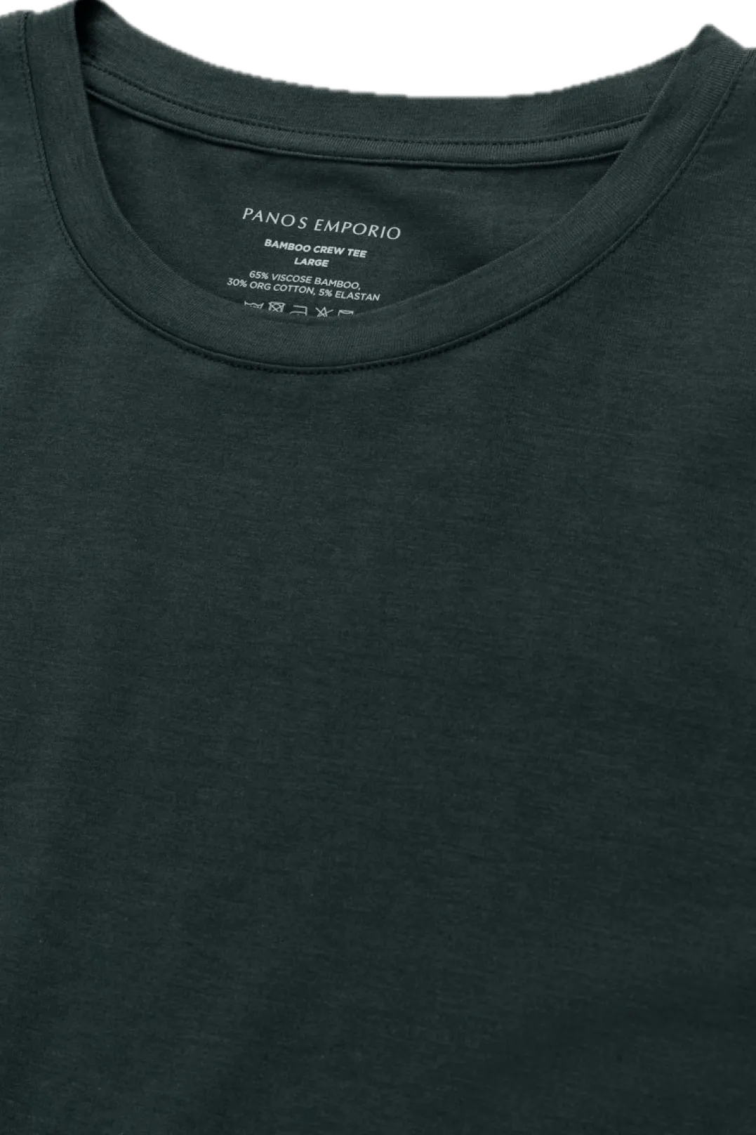 Panos Emporio PE BAMBOO/COTTON TEE CREW Forest