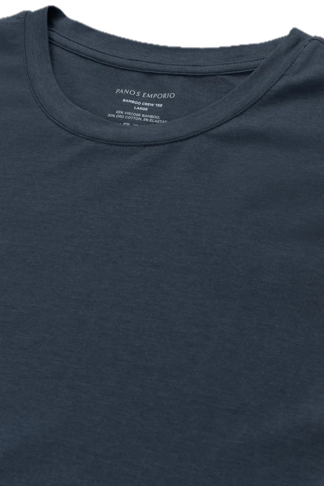 Panos Emporio PE BAMBOO/COTTON TEE CREW Asphalt