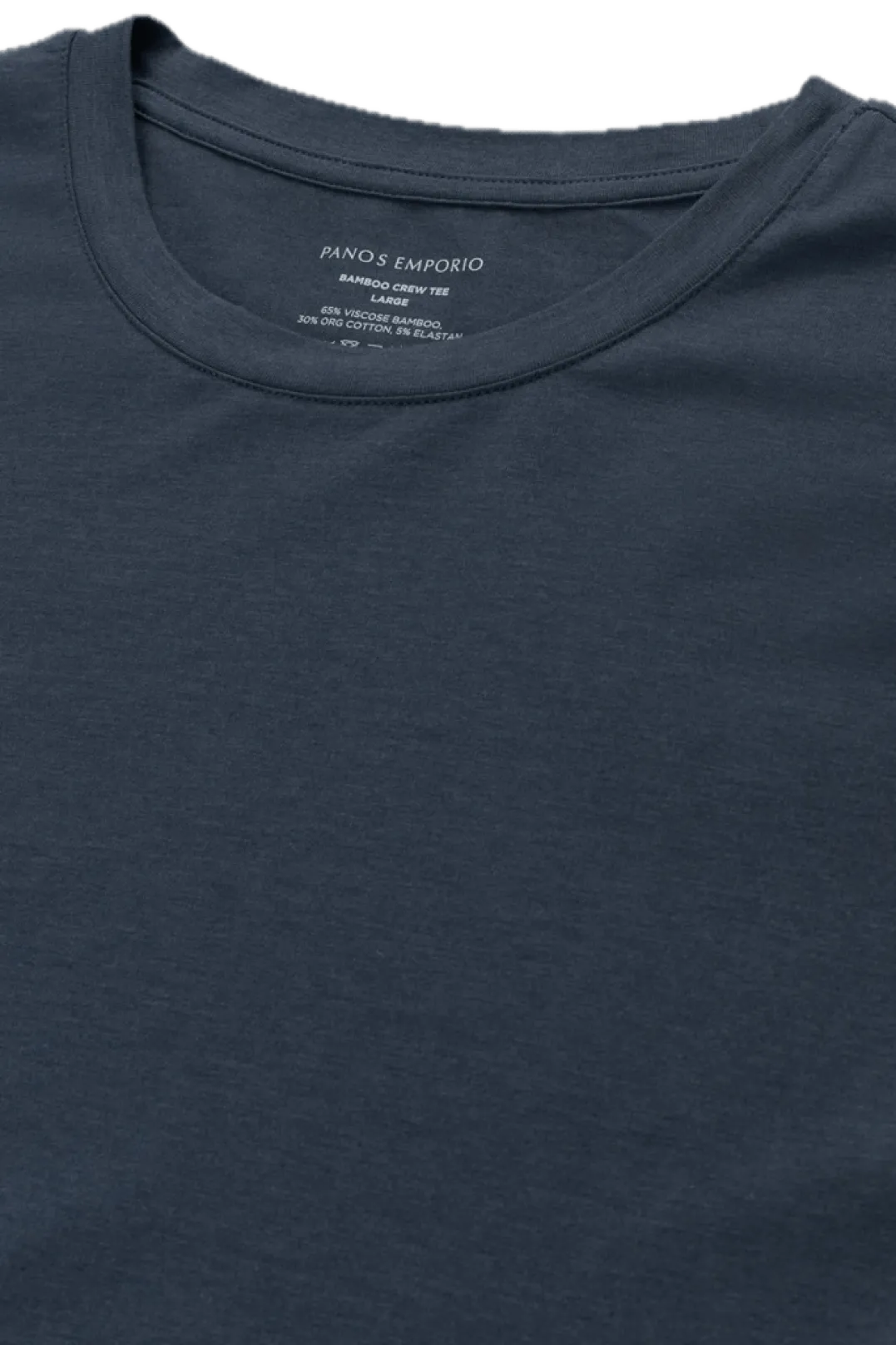 Panos Emporio PE BAMBOO/COTTON TEE CREW Asphalt