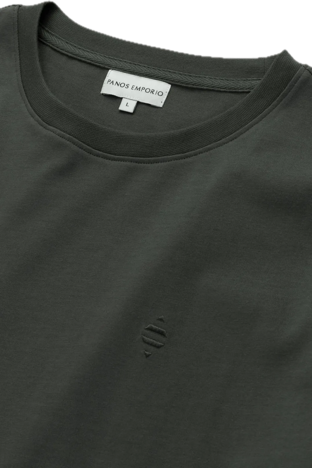 Panos Emporio PE ELEMENT TEE ORGANIC COTTON Tarmac
