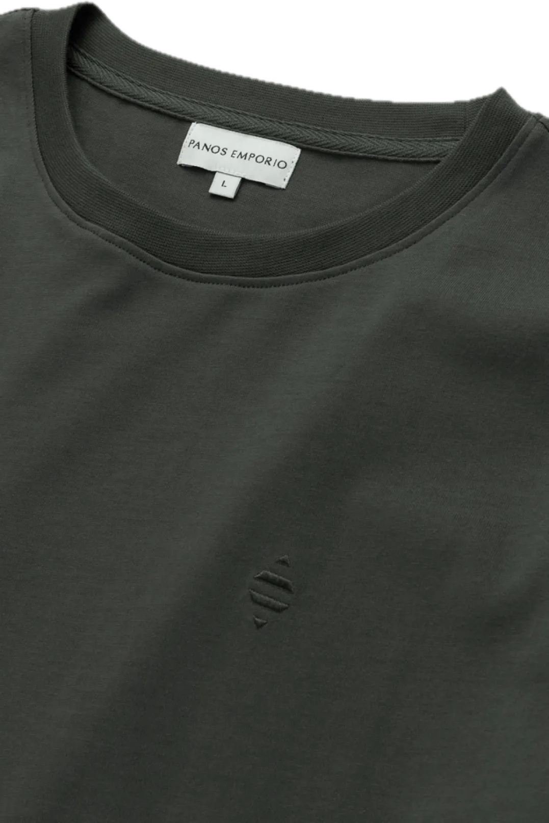 Panos Emporio PE ELEMENT TEE ORGANIC COTTON Tarmac